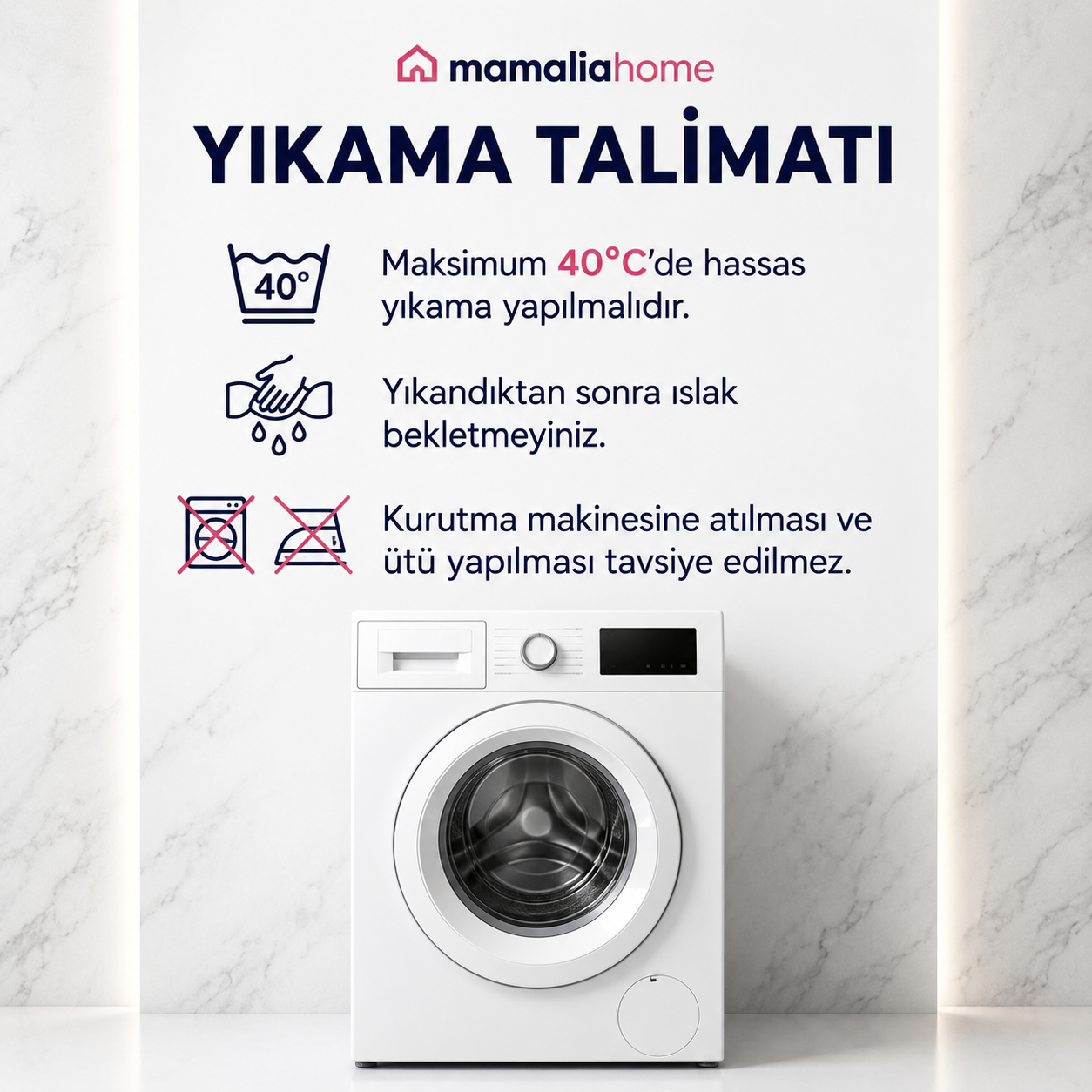 Mamaliahome Premium Sıvı Geçirmez Yatak Koruyucu Alez | Ultra Sessiz, Nefes Alan, Full Kenar Lastikli Mikrofiber
